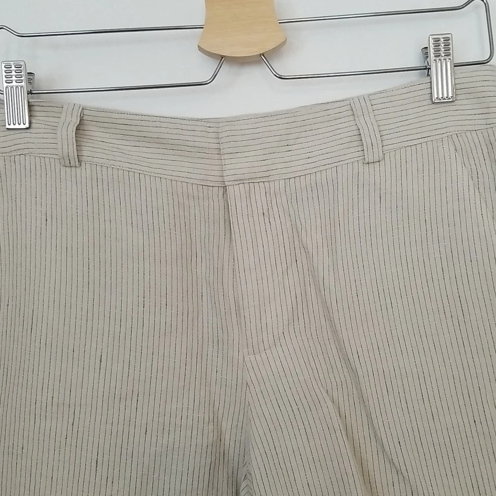 Victoria Secret Vintage London Jean Marisa Fit Linen Pants size 8 NWOT - Picture 2 of 7